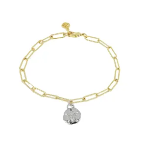 Diamante - Sand Dollar Charm Bracelet