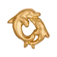 Dolphin Circle Charm