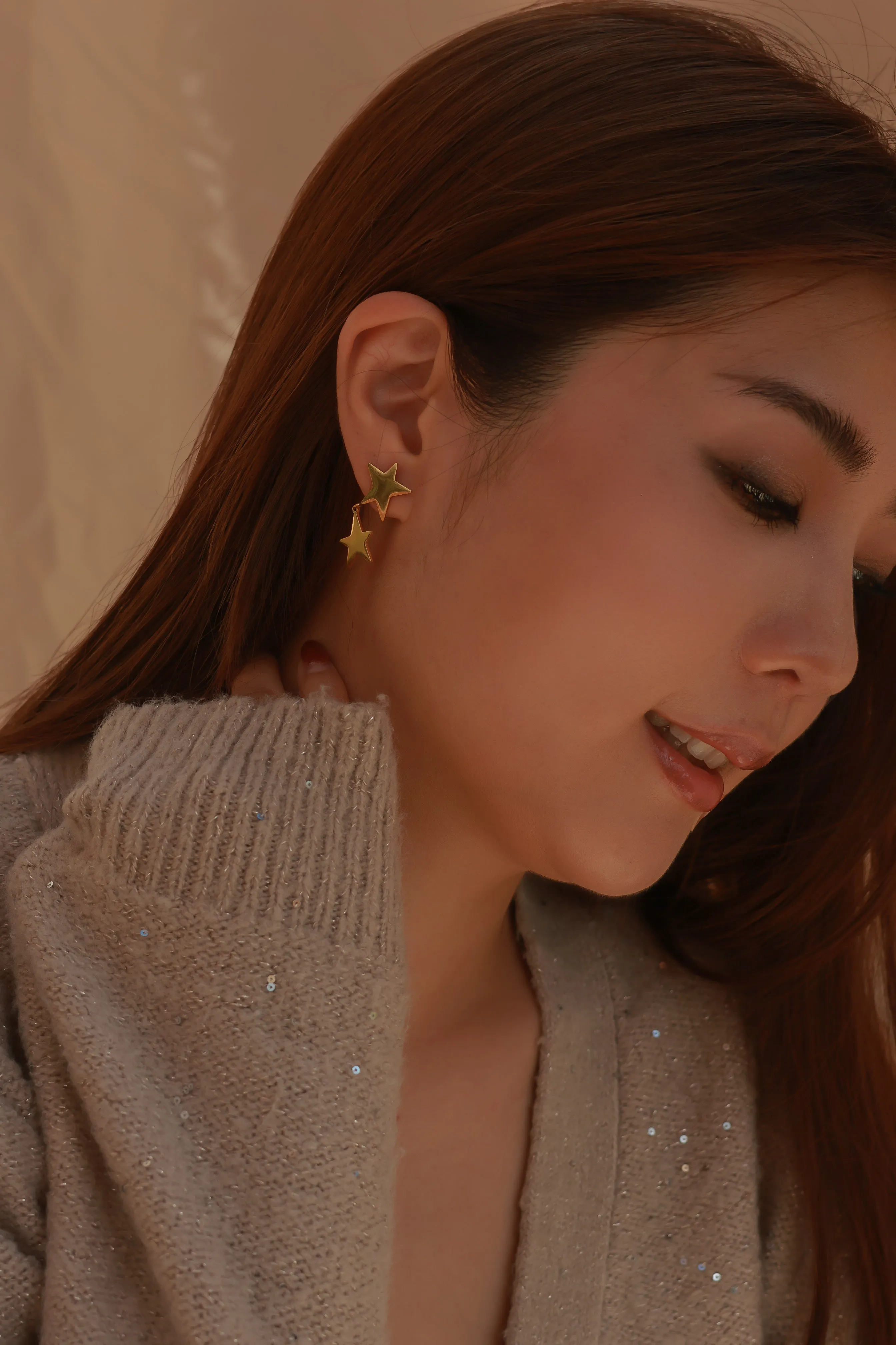 Double Stars Earrings