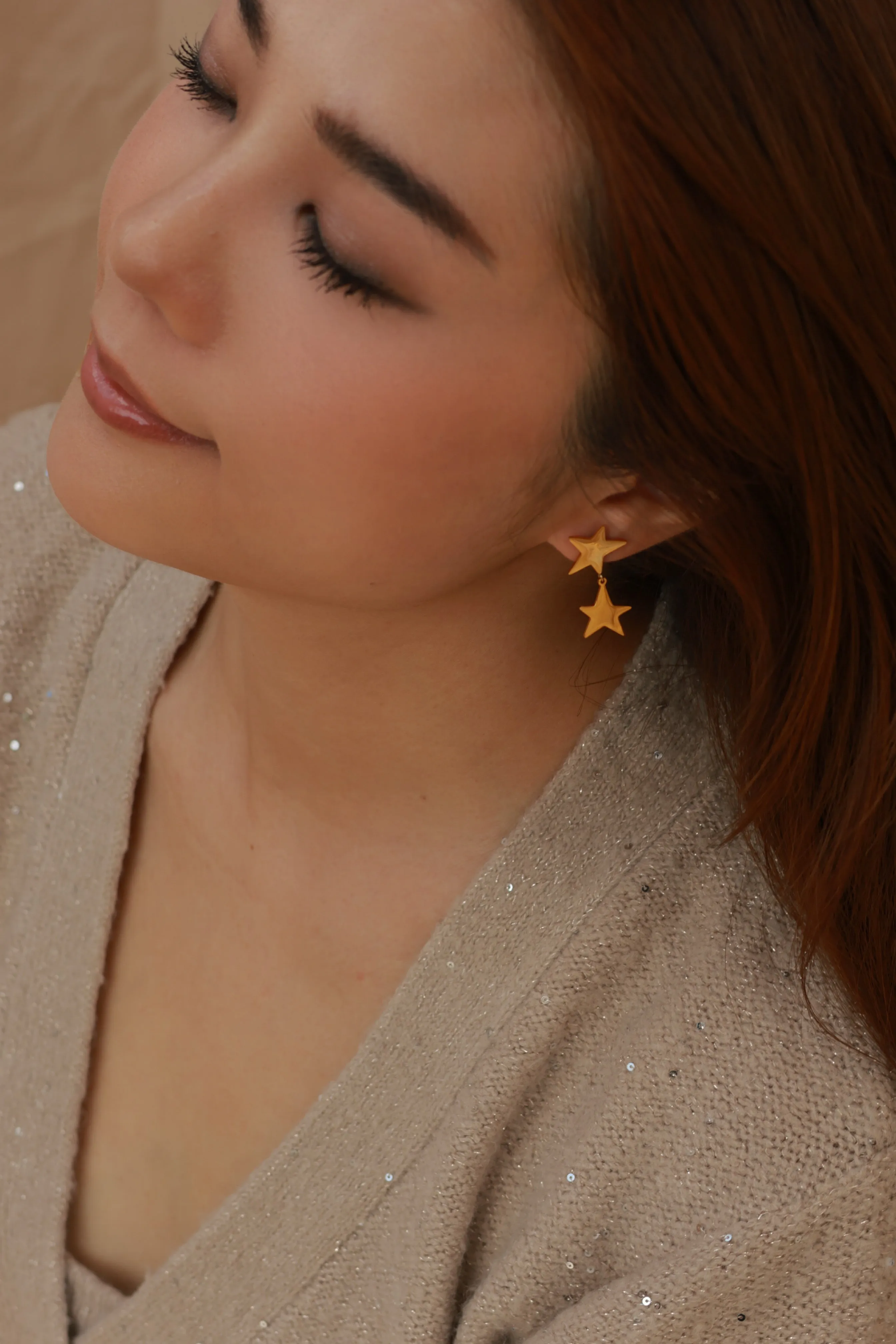 Double Stars Earrings