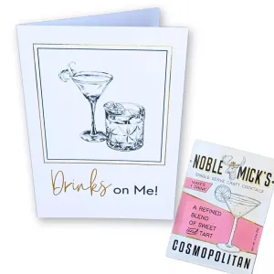 Drink’s On Me Cocktail Greeting Cards