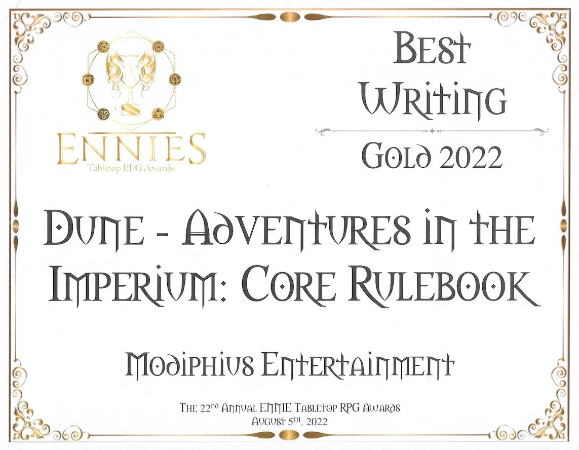 Dune: Core Rulebook Imperial Limited Edition