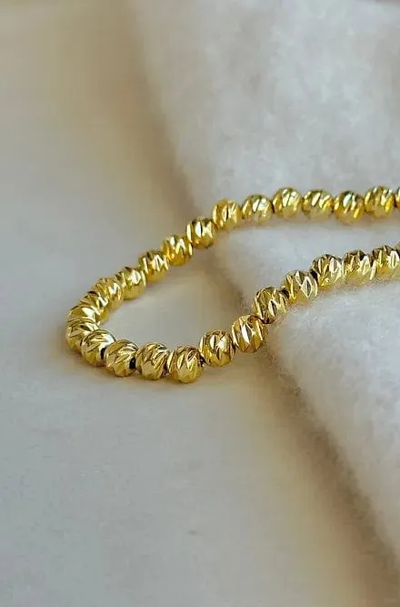 Easton Elle Small Beam Bracelet In Gold