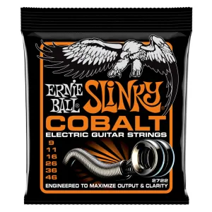 Ernie Ball Hybrid Slinky Cobalt Electric Guitar Strings, 9-46 Gauge