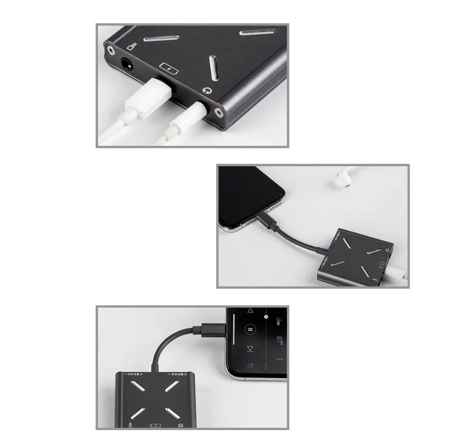External Sound Card Adapter Speaker Audio Interface for Apple Android Phone Apple interface