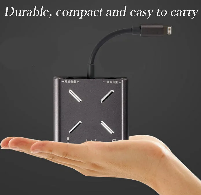 External Sound Card Adapter Speaker Audio Interface for Apple Android Phone Apple interface