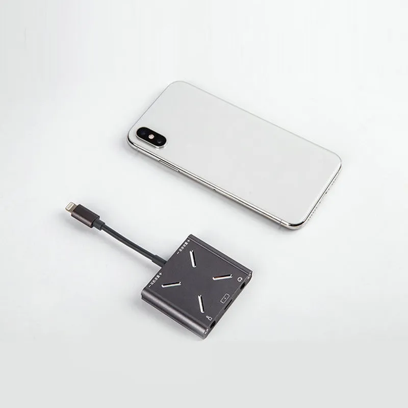 External Sound Card Adapter Speaker Audio Interface for Apple Android Phone Apple interface