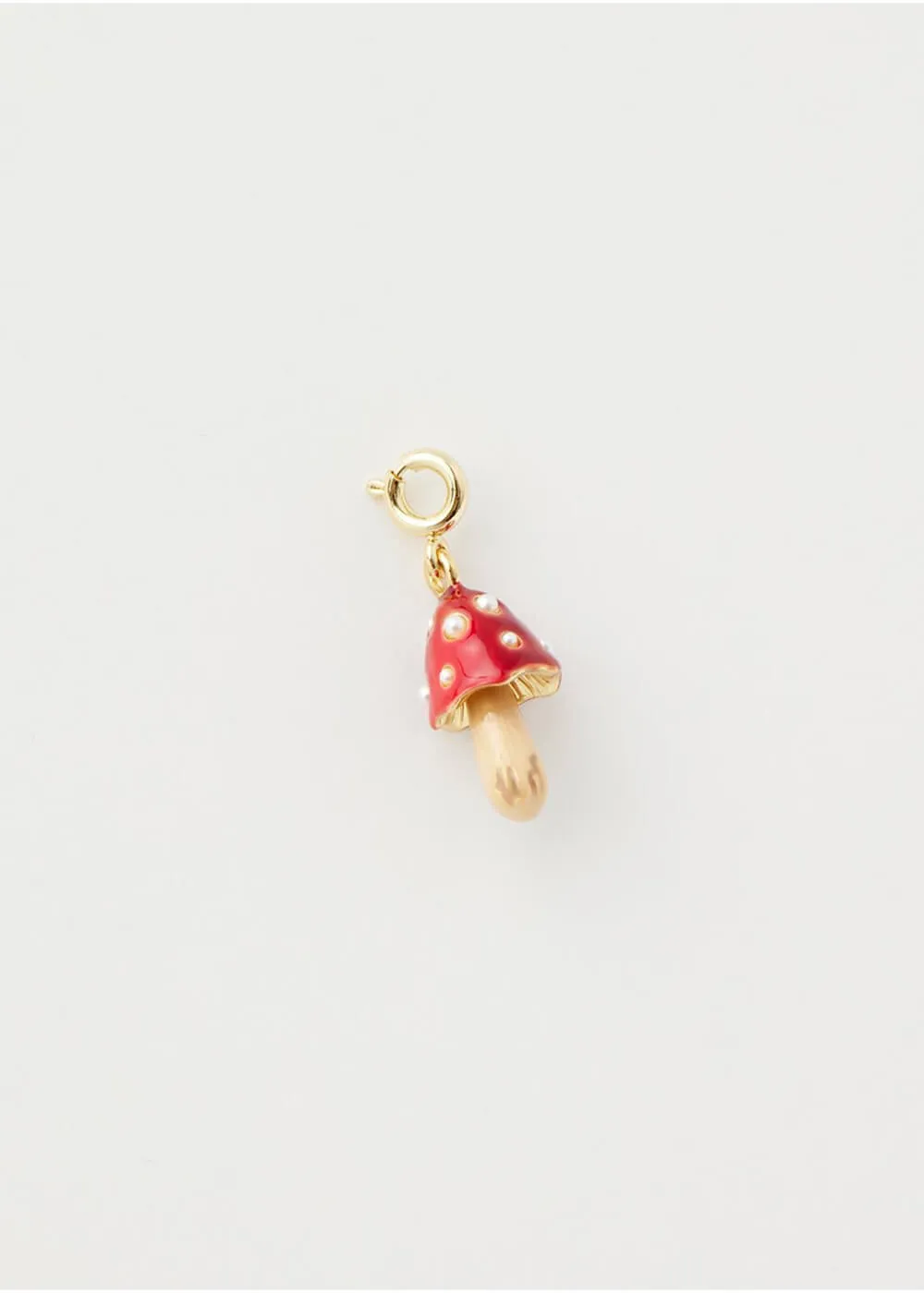 Fable England Mushroom Enamel Charm