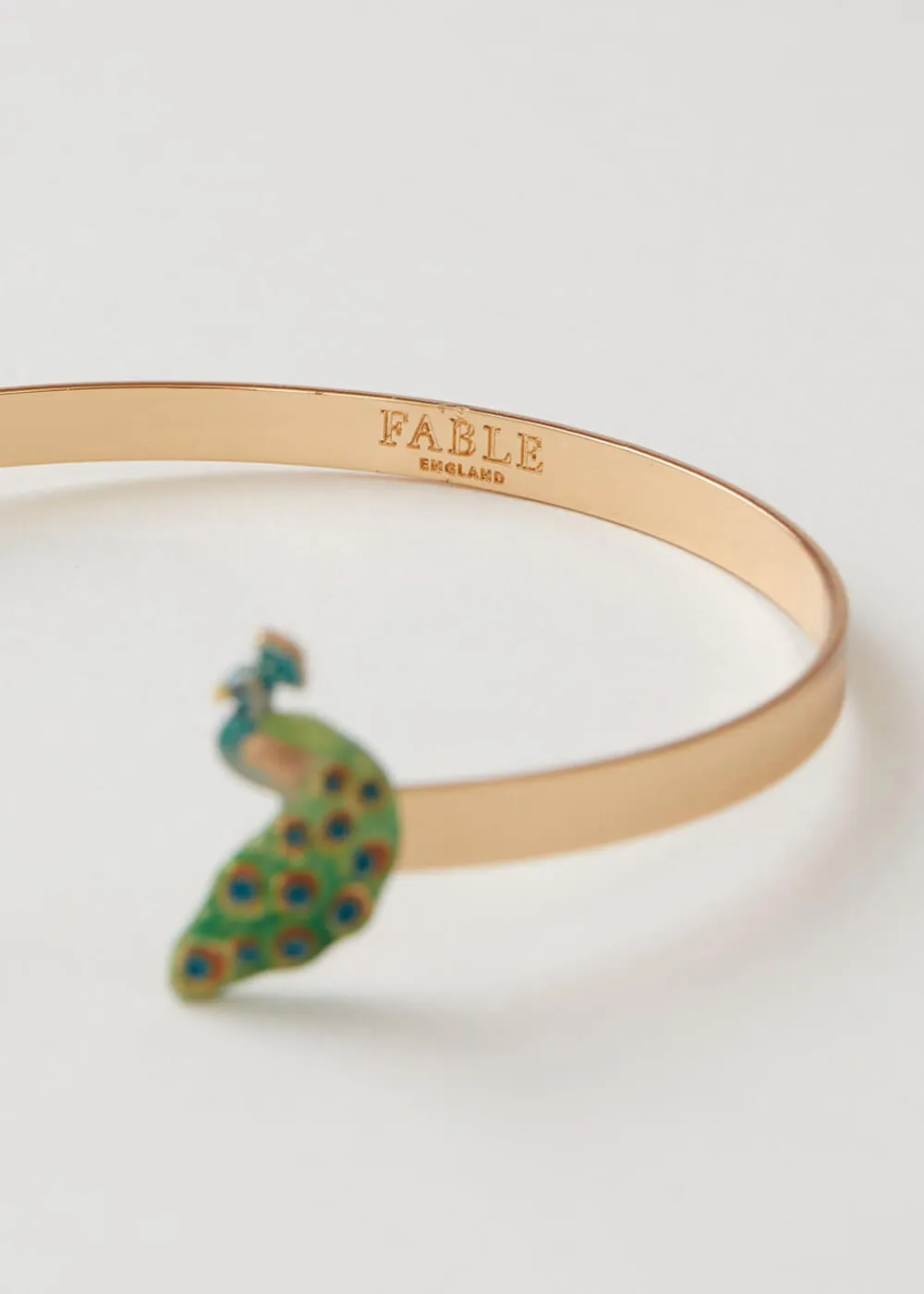 Fable England Peacock Bangle