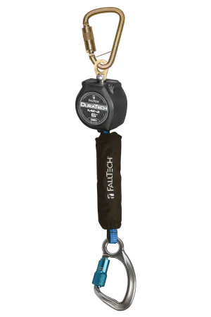 FallTech 72706SB6 6' Mini Personal SRL with Aluminum Carabiner, Includes Steel Dorsal Connecting Carabiner (each)
