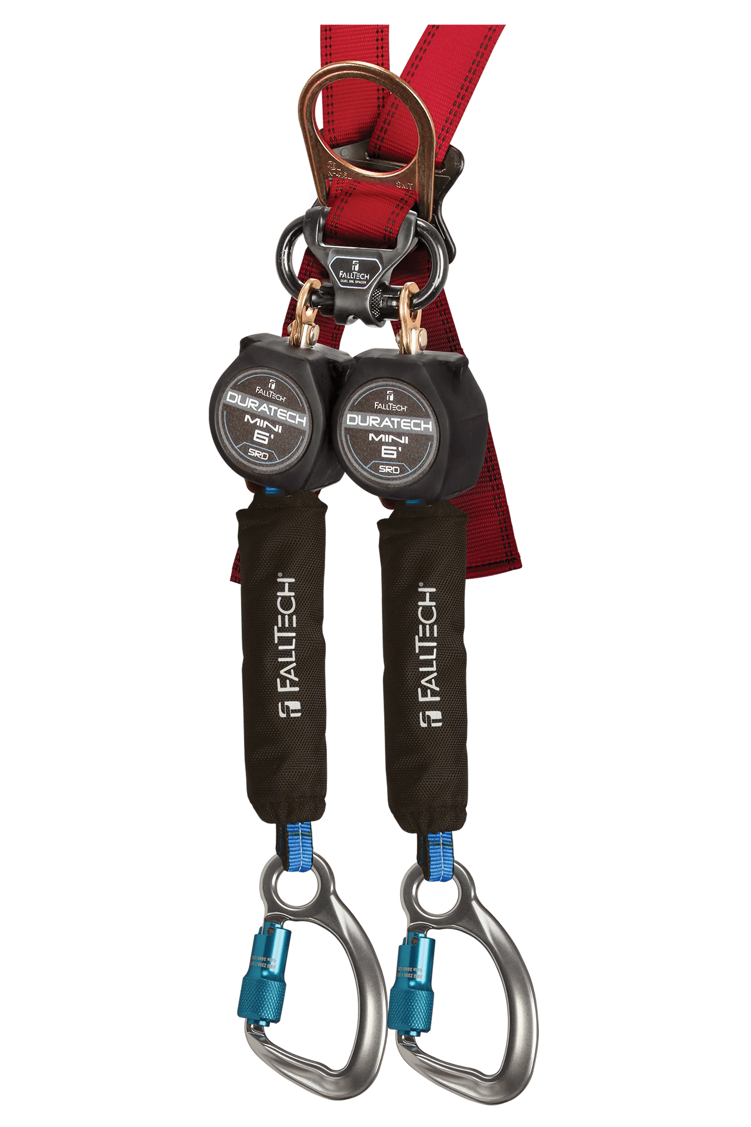 FallTech 72706TB6 6' Mini Personal SRL with Aluminum Carabiners, Includes Steel Dorsal Connecting Carabiner (each)