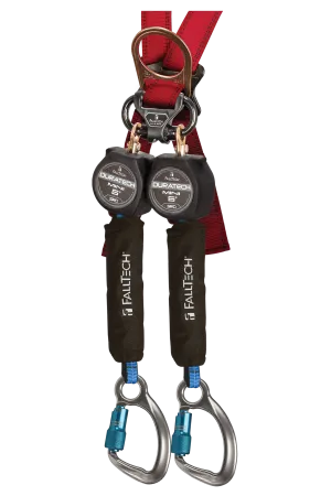 FallTech 72706TB6 6' Mini Personal SRL with Aluminum Carabiners, Includes Steel Dorsal Connecting Carabiner (each)