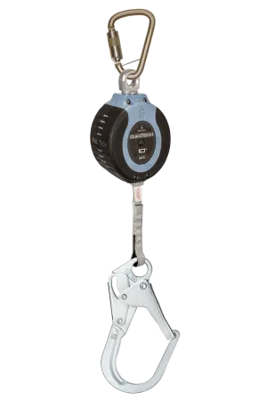 FallTech 82710SC3 10' DuraTech® Web SRL with Steel Rebar Hook, Includes Steel Anchorage Carabiner (each)