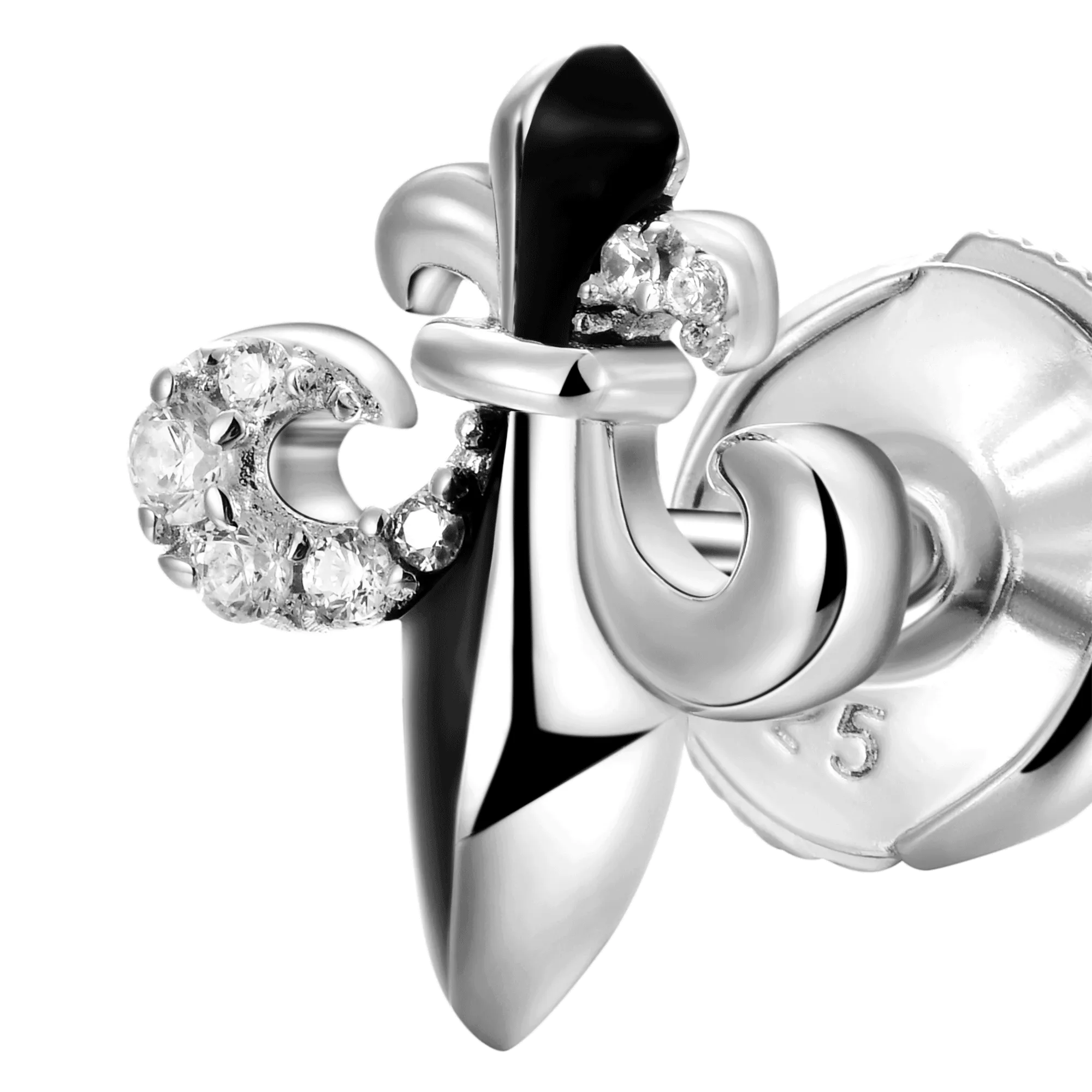 Fleur de lis Stud Earring - Single