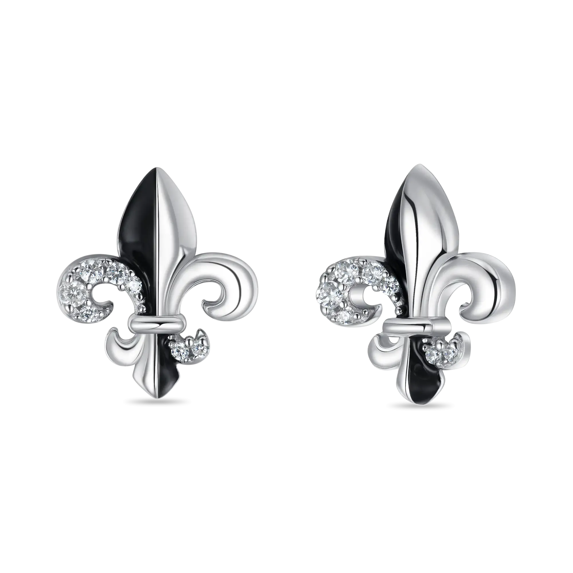 Fleur de lis Stud Earring