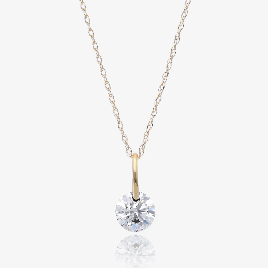 Floating Diamond Drip Pendant