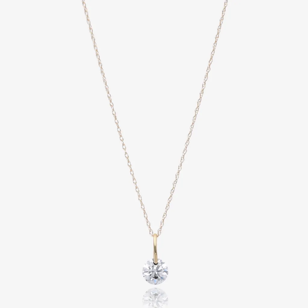 Floating Diamond Drip Pendant