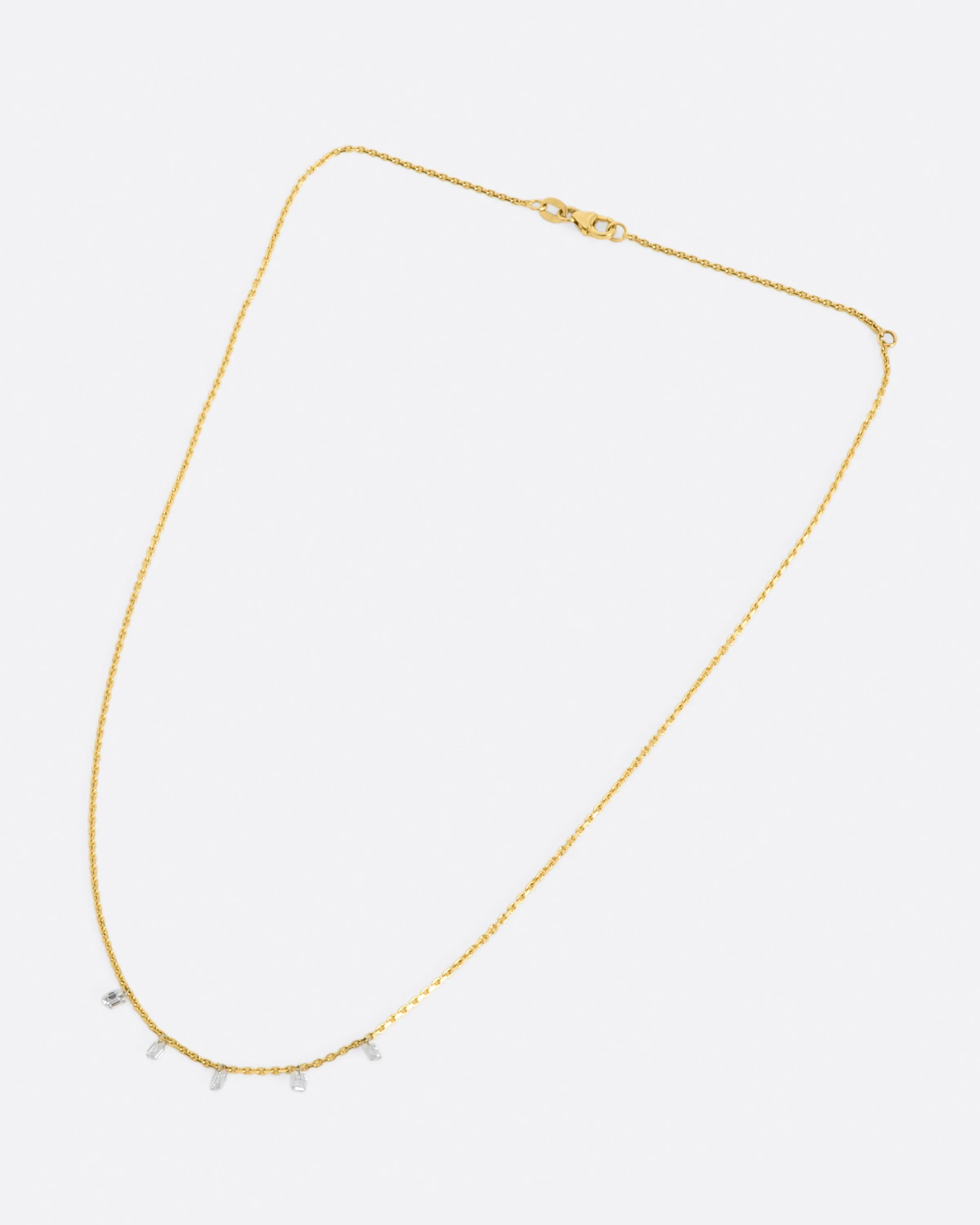 Floating Diamond Lila Necklace