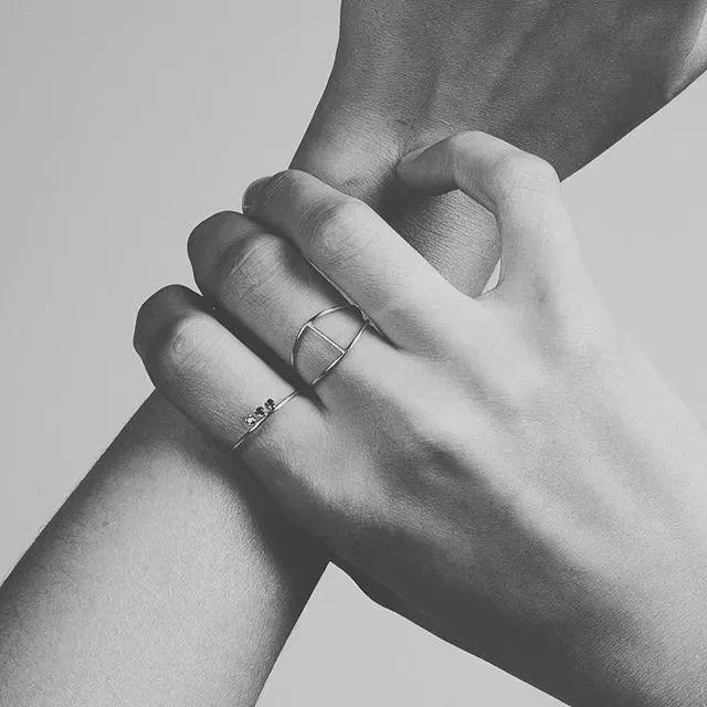 Floating Diamond Ring