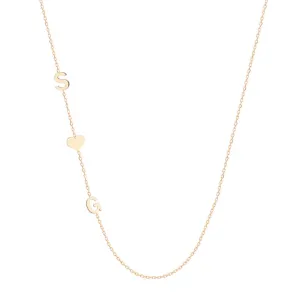 FLOATING INITIAL NECKLACE