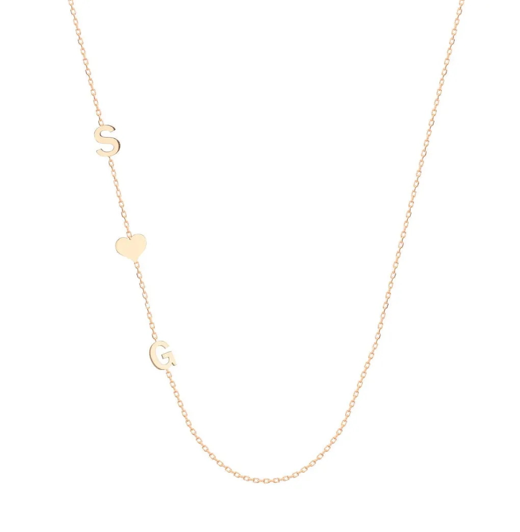 FLOATING INITIAL NECKLACE