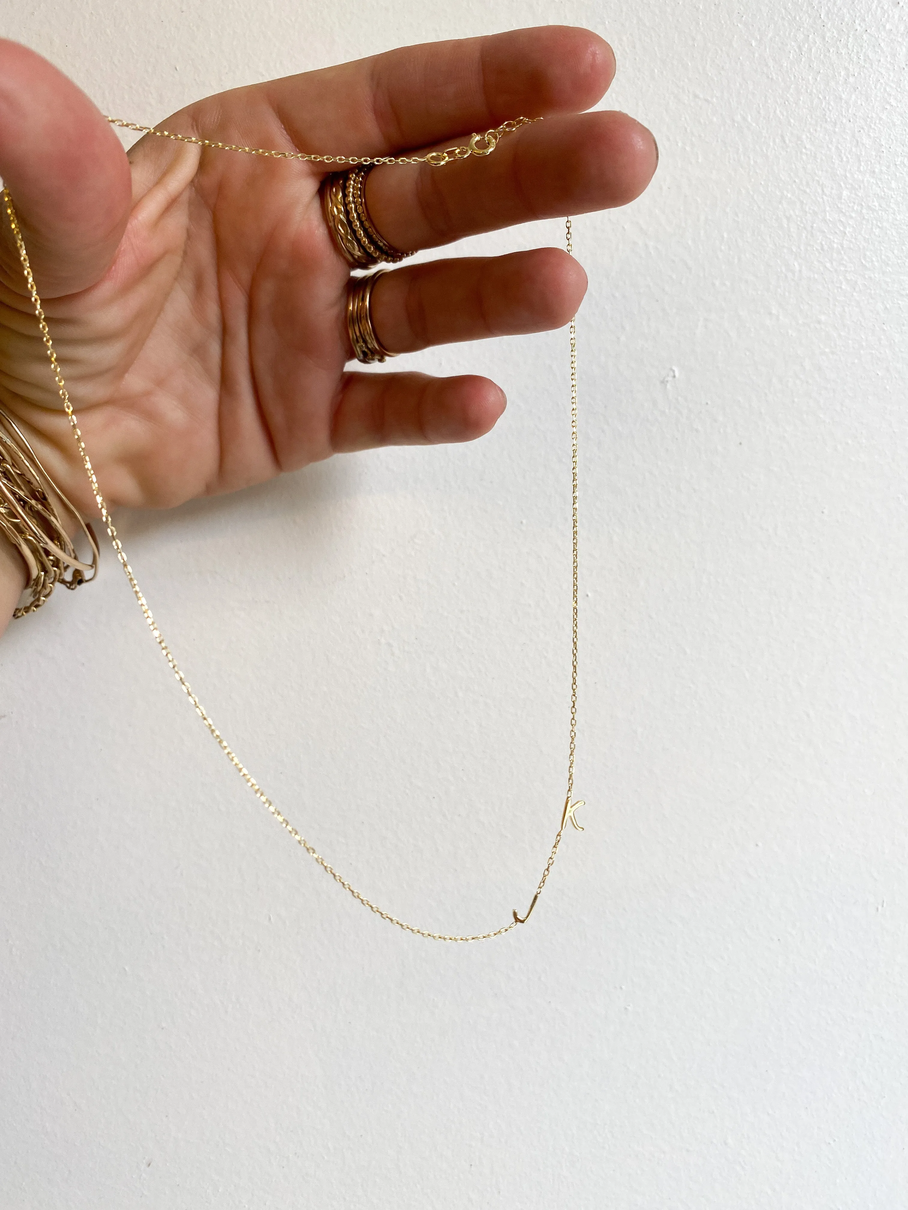 FLOATING INITIAL NECKLACE