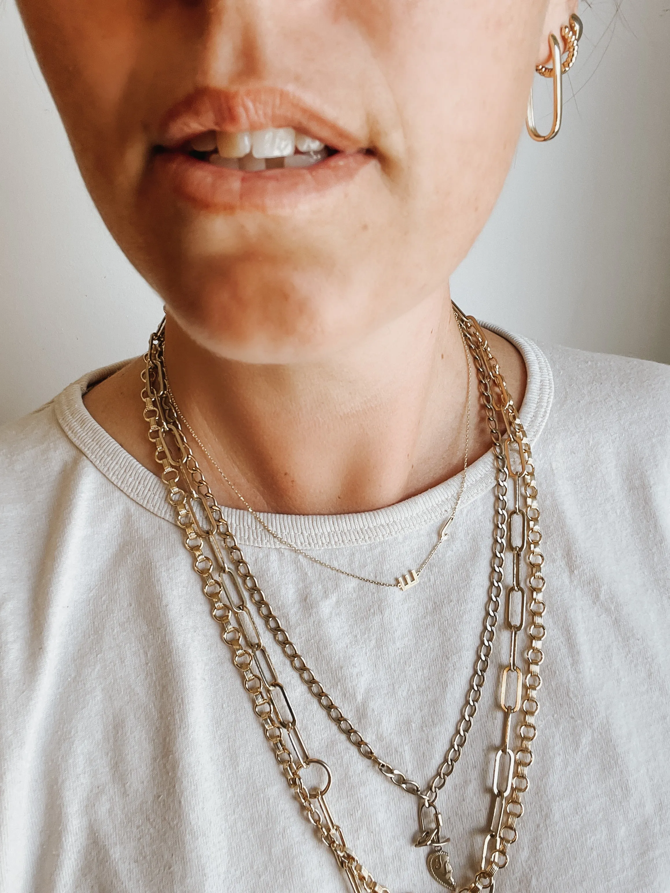 FLOATING INITIAL NECKLACE