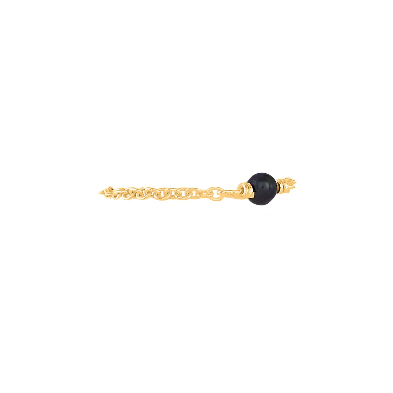 FLOATING PEARL RING gold plated