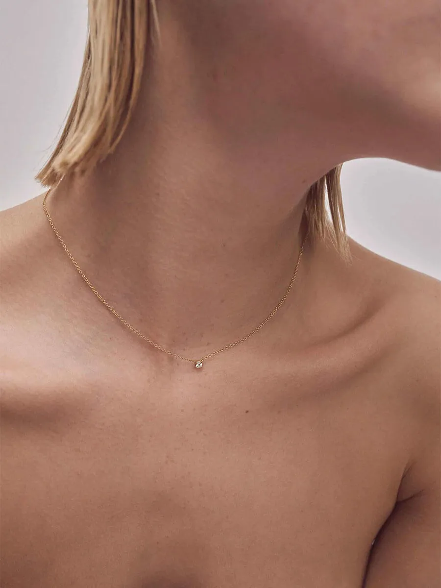 Floating Stone Necklace - No. 15033