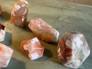 Flower Agate Polished Free Form from Madagascar FB2918