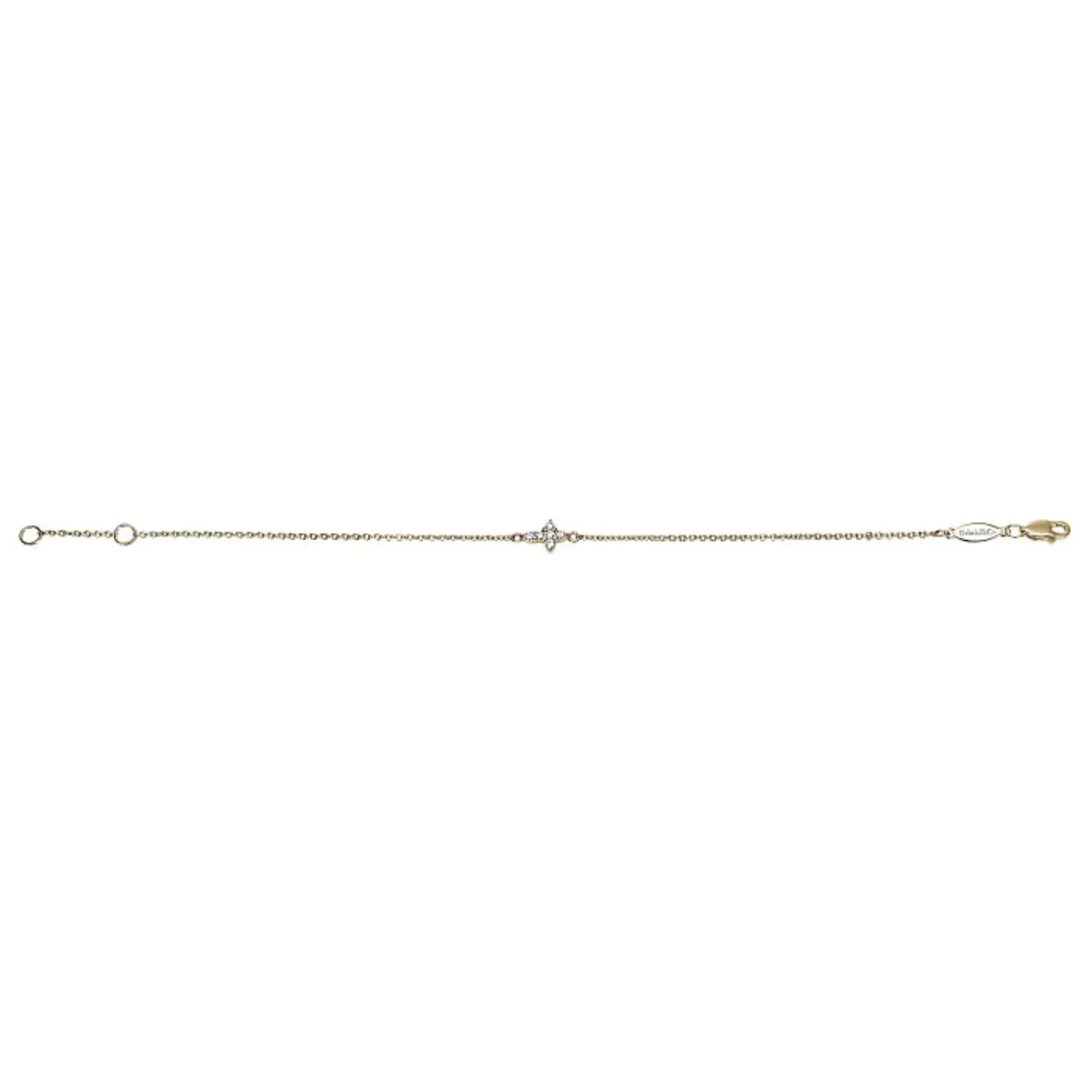 Gabriel & Co. Diamond Cross Tennis Bracelet