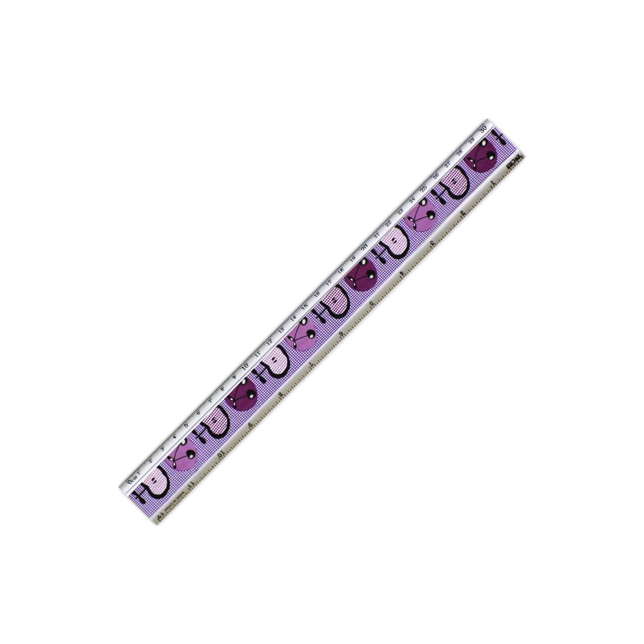 Generic Aluminum Ruler 30 cm