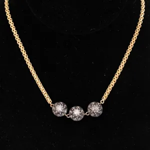 Georgian French Diamond Collet Necklace