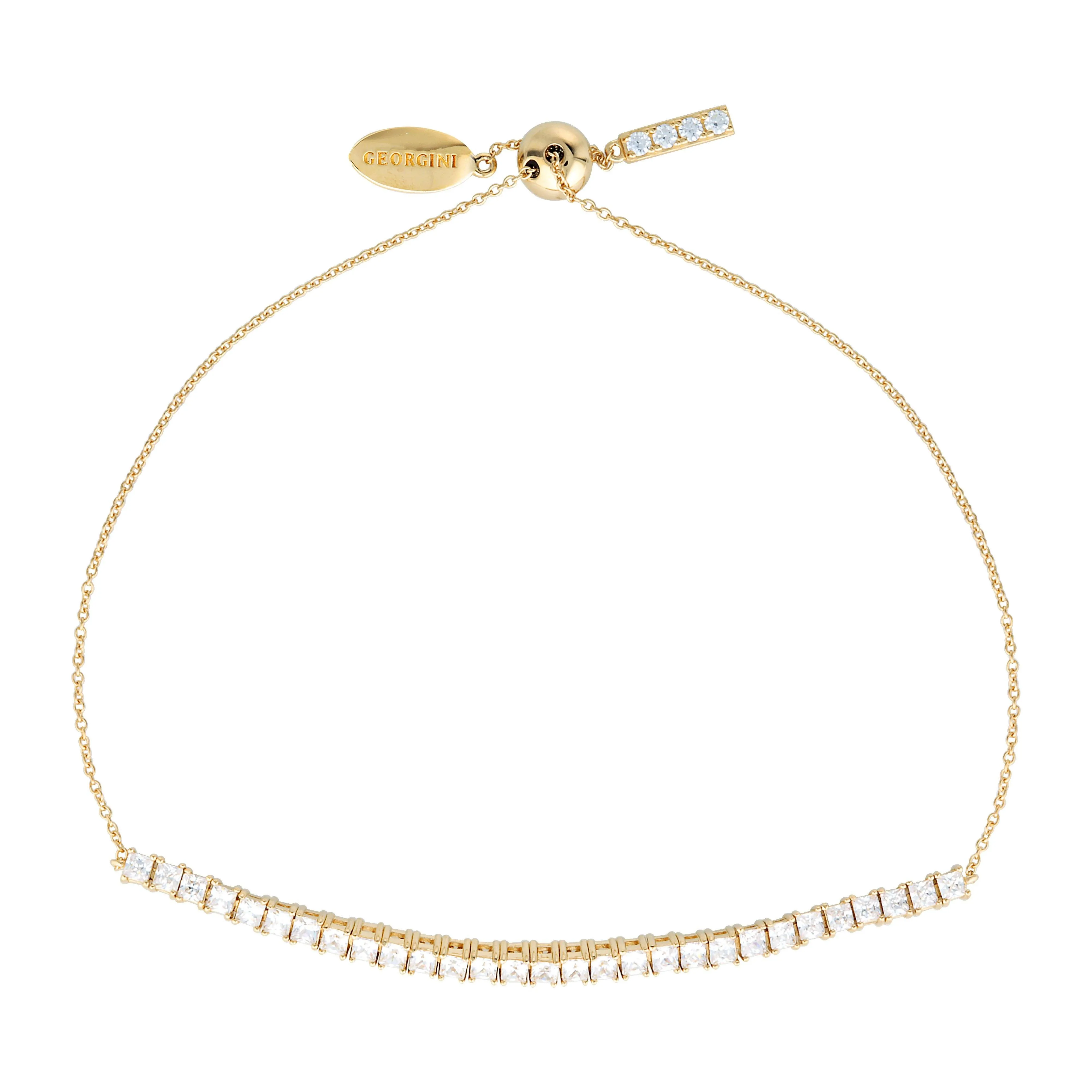 GEORGINI ICONIC BRIDAL VERA 2MM BRACELET GOLD