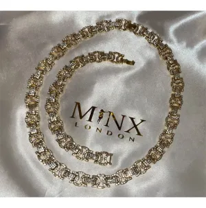 Gold Iced Out Chain | Iced Out Necklace | Iced Out Bracelet