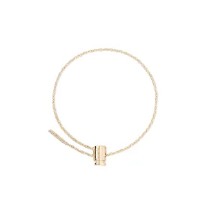 Gold Mini Latch Bracelet