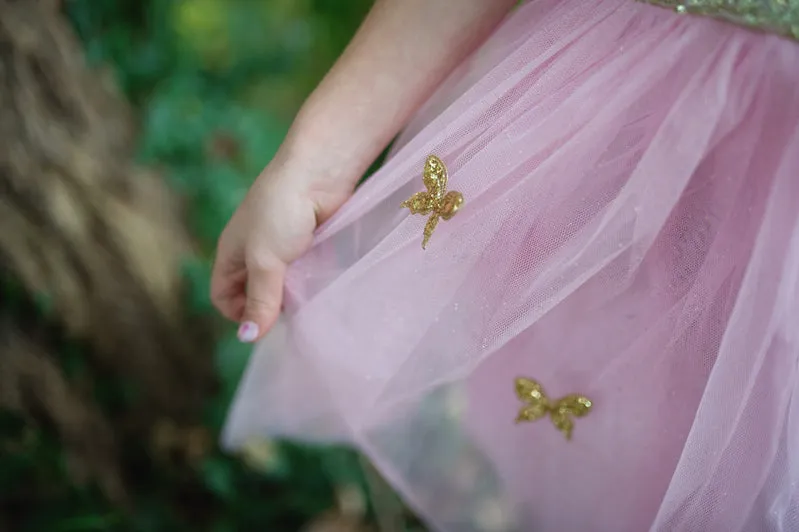 Gold Sequins Butterfly Dress & Wings