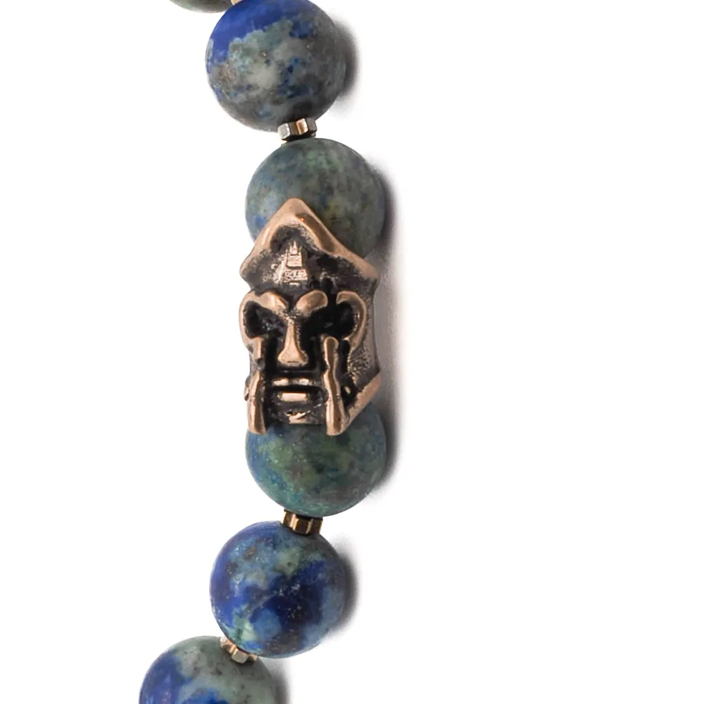 Green Earth Warrior Beaded Men Bracelet