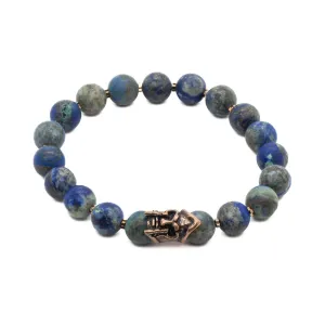 Green Earth Warrior Beaded Men Bracelet