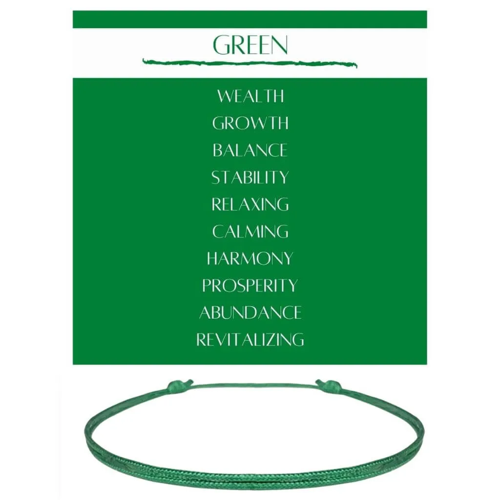 Green Prosperity Bracelet - Harmonious & Healing