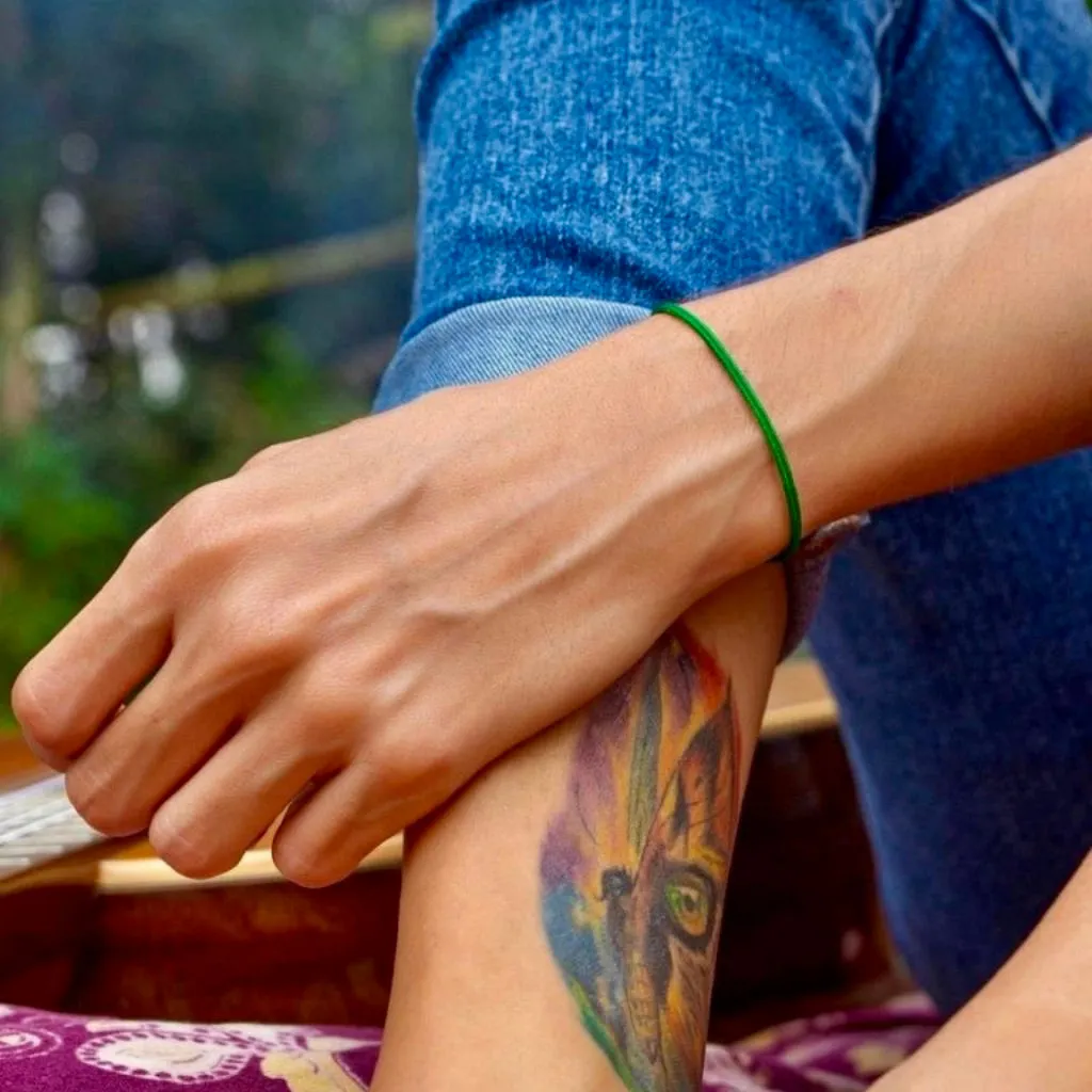 Green Prosperity Bracelet - Harmonious & Healing