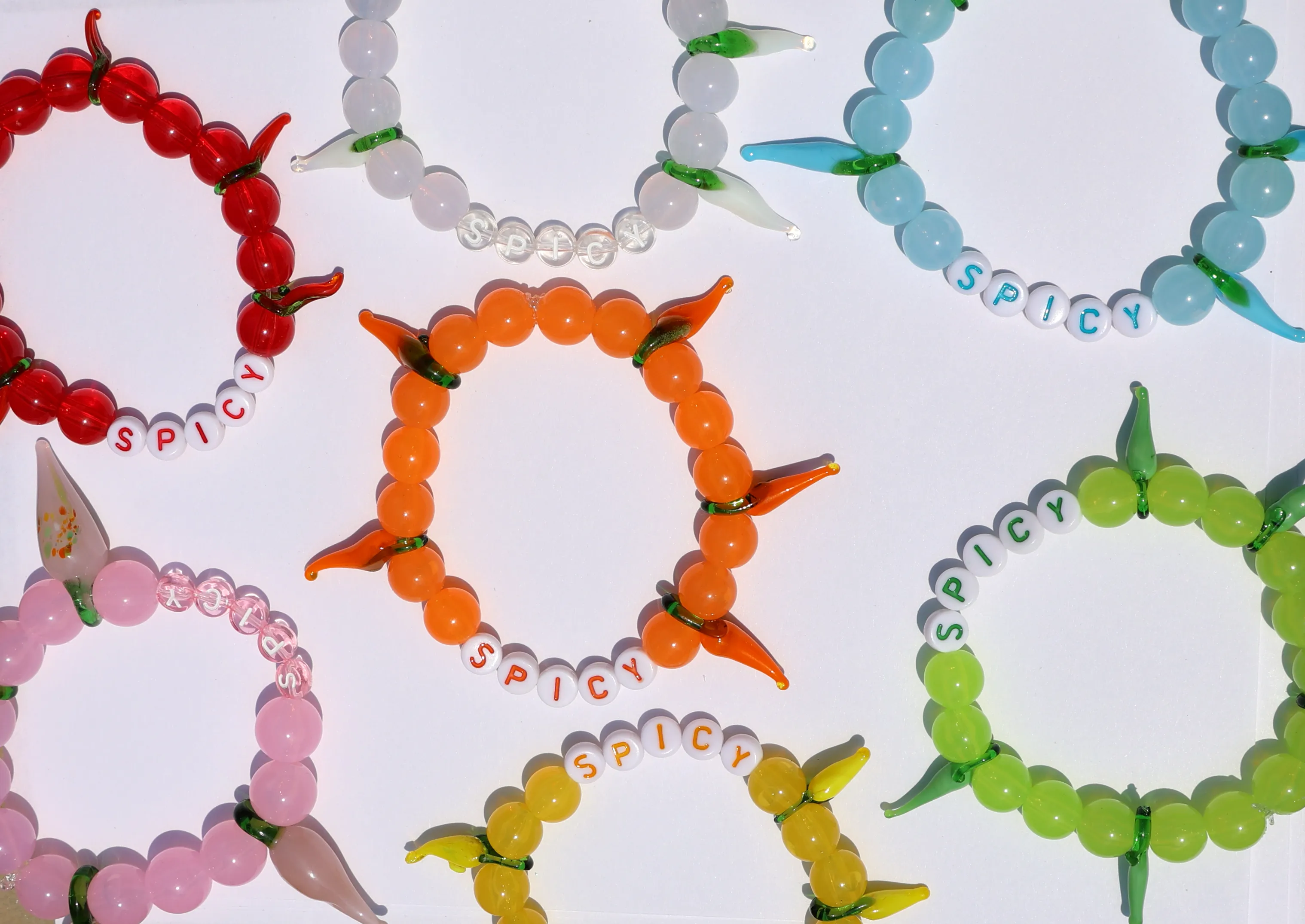GREEN SPICY KANDI BRACELET