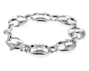 Gucci Sterling Silver Marina Chain Link Bracelet