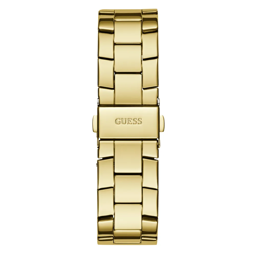 Guess Sport Majesty Sport Gold-Tone Crystal Bezel Men's Watch GW0771L2