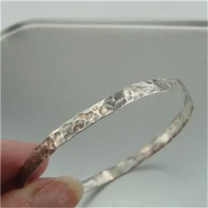 Hadar Designers Handmade Simple Delicate Art Sterlin Silver Bracelet (H) SALE