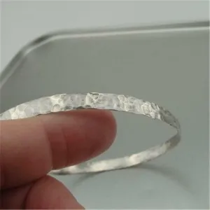 Hadar Designers Handmade Simple Delicate Art Sterlin Silver Bracelet (H) SALE