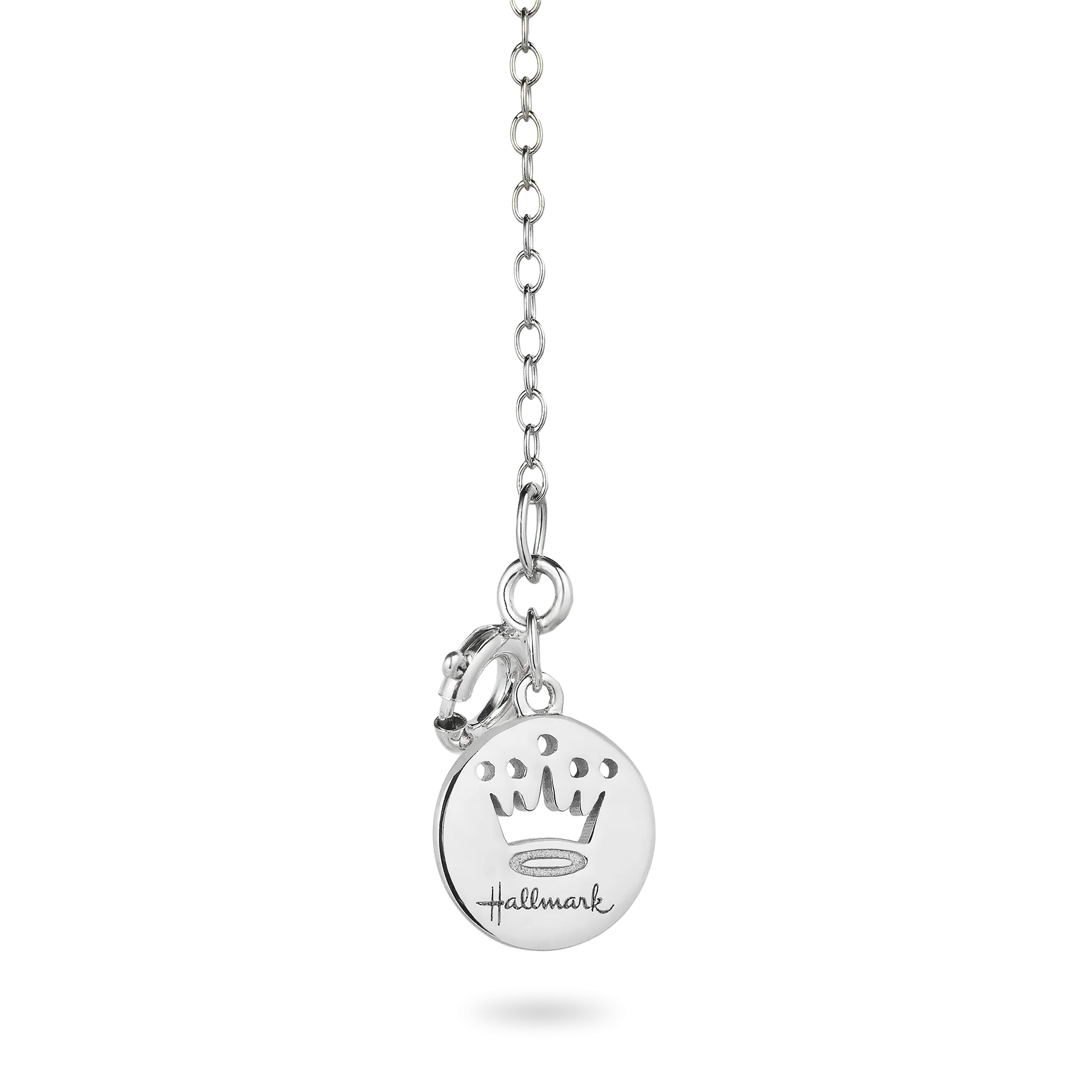 Hallmark Fine Jewelry Angel Wings Pendant in Sterling Silver & 14K Yellow Gold with Diamonds