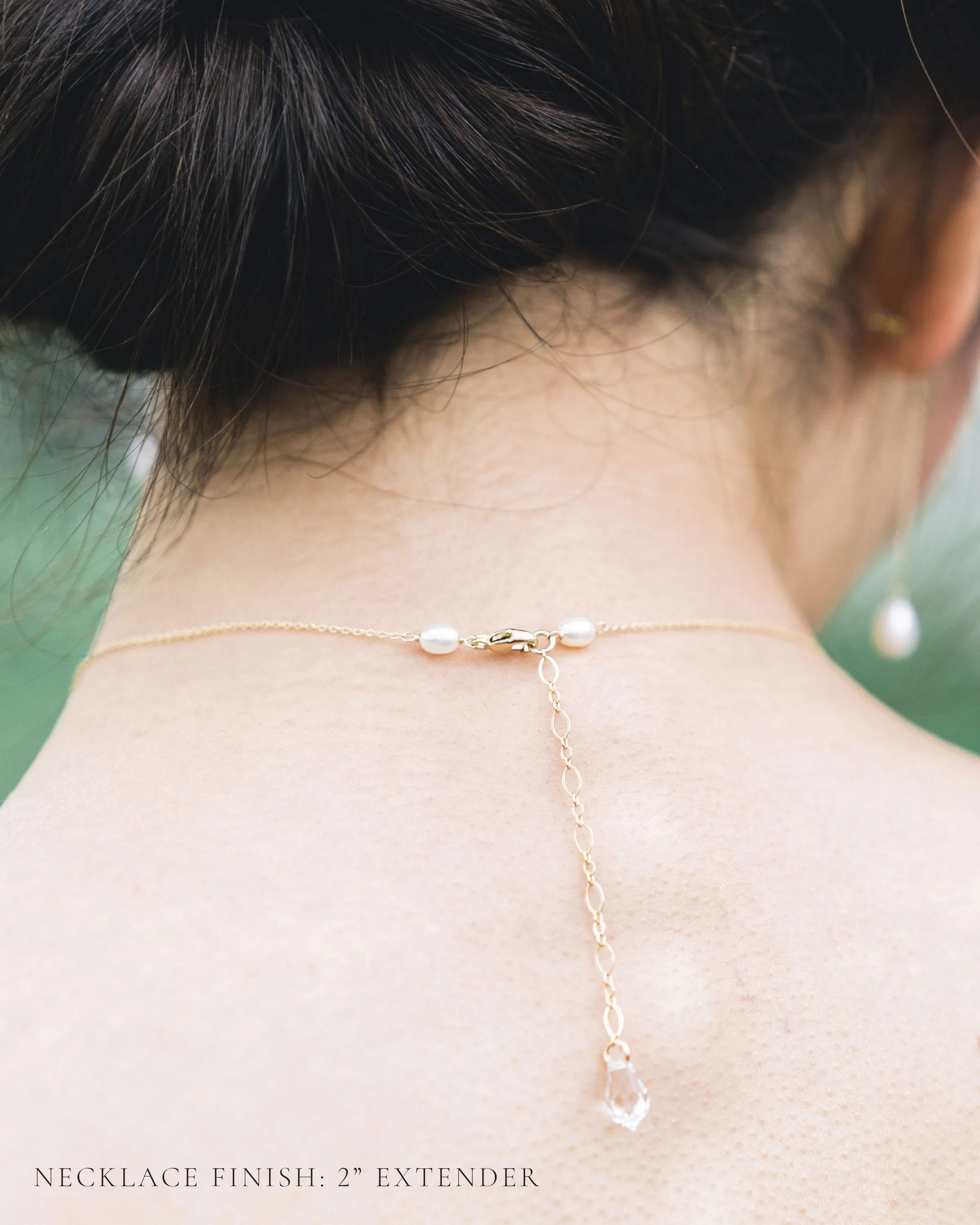Halo Pearl Layered Necklace