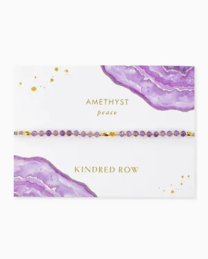 Healing Gemstone Stacking Bracelet - Amethyst