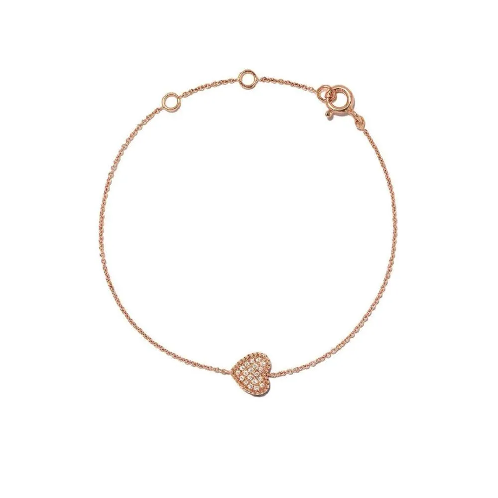 Heart Beading Pave Bracelet